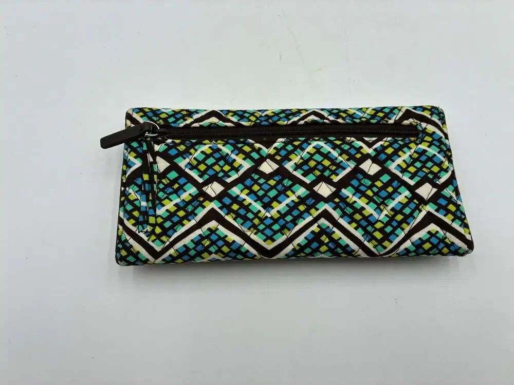 Vera Bradley Rain Forest RFID Trifold Wallet - Picture 3 of 7